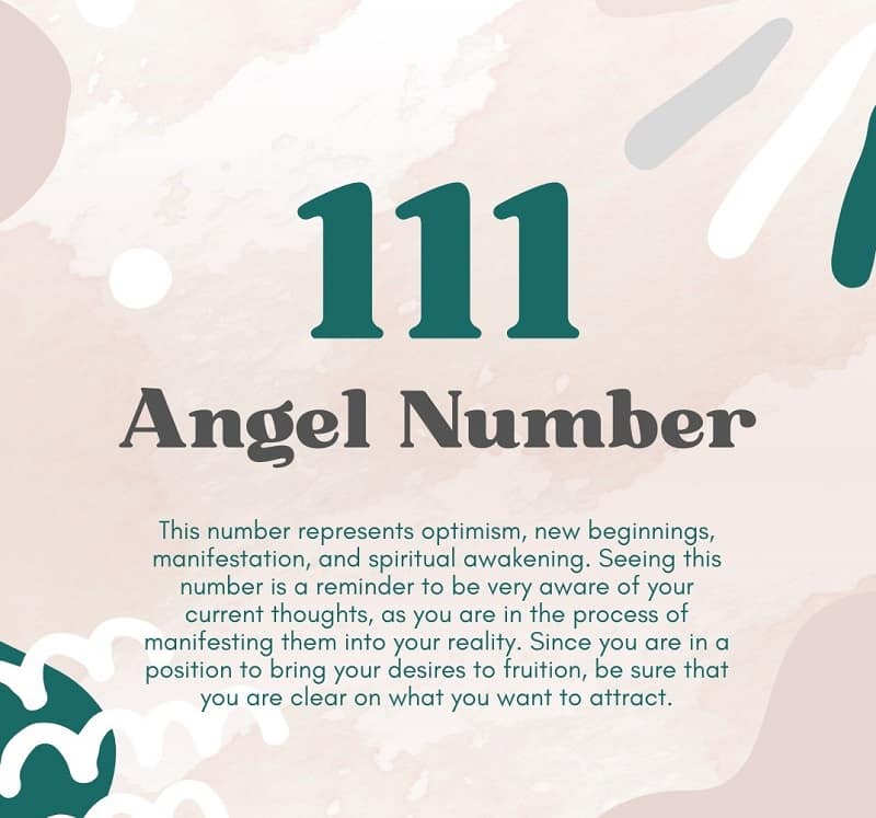 Angel Number 111 Meaning